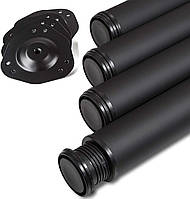 Опора ніжка меблева,барна стійка 60/820 чорна