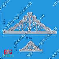 ВЫРУБКА ОТТИСК ДЛЯ МАСТИКИ КОРОНА ИЗ 2 ШТ