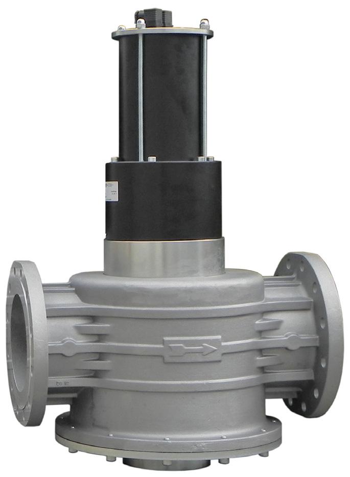 Електромагнітний клапан EVPF/NC, DN200, P=360 mbar (MADAS)