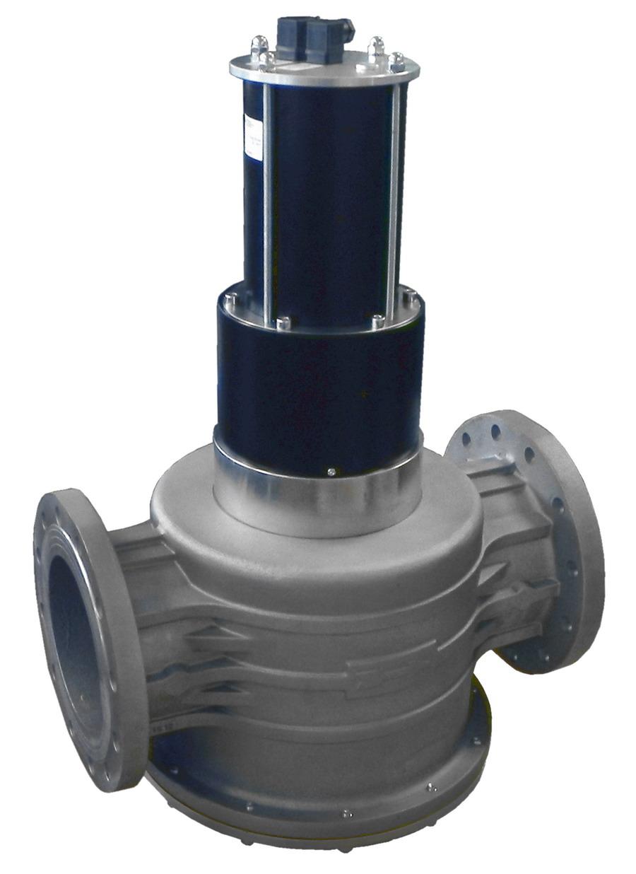 Електромагнітний клапан EVPF/NC, DN250, P = 360 mbar (MADAS), фото 1