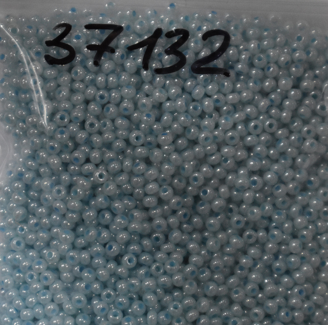 Бісер Preciosa 10/0 колір 37132 блакитний 5г, фото 1