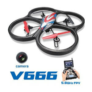 Квадрокоптер із камерою WL Toys V666 Cyclone з FPV системою 5.8 ГГц