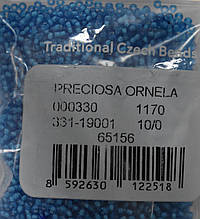 Бісер Preciosa 10/0 колір 65156 блакитний 10г