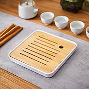 Чабань (чайний столик, чайна дошка) білого кольору