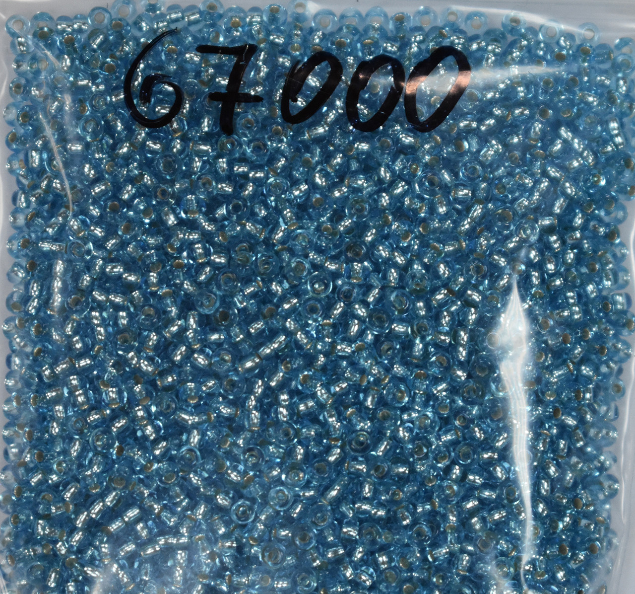 Бісер Preciosa 10/0 колір 67000 блакитний 5г, фото 1