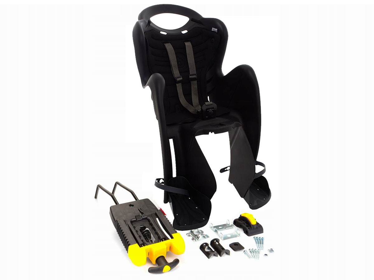 Велокрісло Bellelli Mr. Fox Італія на раму relax з відкидною спинкою чорний, фото 1