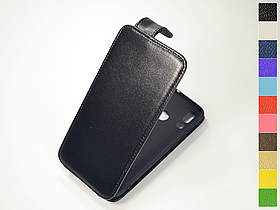 Відкидний чохол з натуральної шкіри для Huawei P Smart Plus 2019