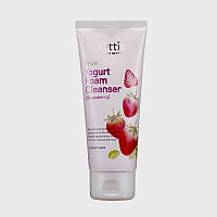 Пенка для умывания с экстрактом клубники Ottie Fruits Yogurt Foam Cleanser