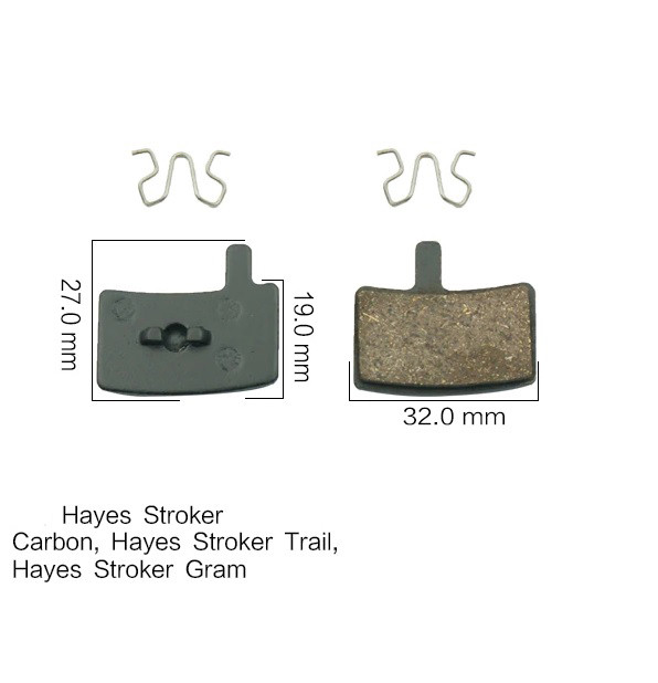 Гальмівні колодки Hayes Stroker Trail / Carbon / Gram