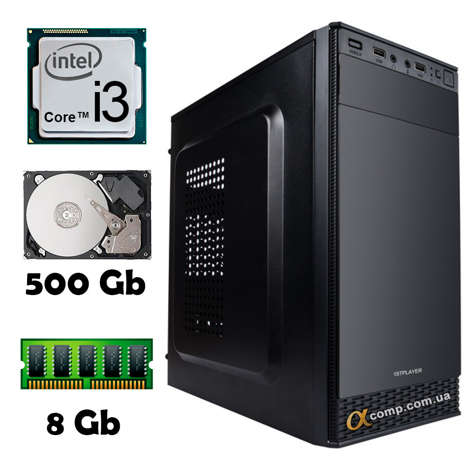 AlphaPC (i3-4130 • 8Gb • 500Gb) R4-T106