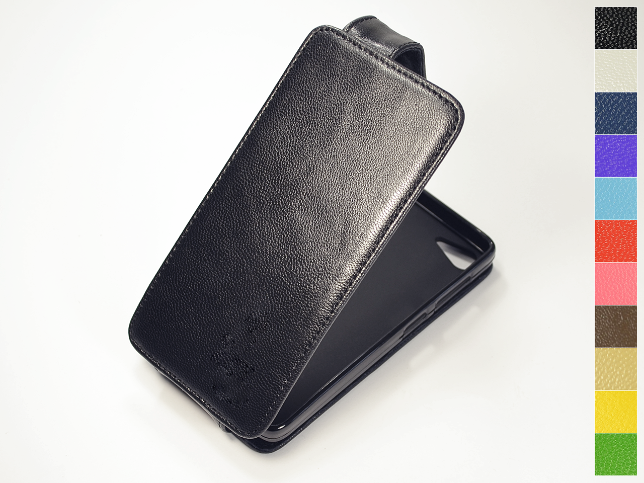 Відкидний чохол з натуральної шкіри для Lenovo ZUK Z2, фото 1