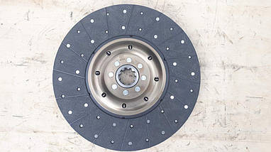 14-1601130-01 Диск сцепления ведомый (350мм) (Тканная накладка) КАМАЗ (141601130), фото 2