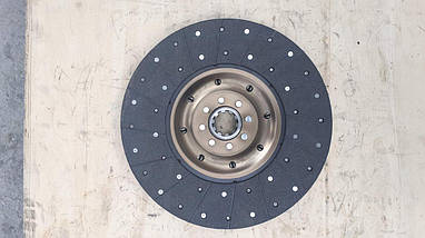 14-1601130-01 Диск сцепления ведомый (350мм) (Тканная накладка) КАМАЗ (141601130), фото 4