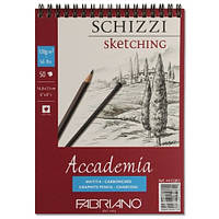Альбом для графіки на спіралі Accademia А5 (14,8х21 см) 120 г/м.кв. 50 аркушів (FABRIANO Італія)