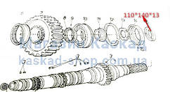 Сальник 110х140х13 КПП TATRA-815