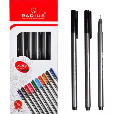 Ручка кулькова Nifty Pen "RADIUS" чорна KNZ
