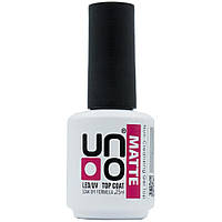 Топ для ногтей UNO 15 мл Matte Top Coat, матовый