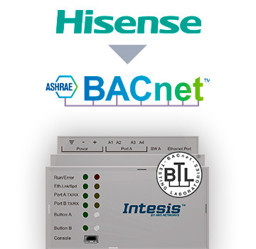 Шлюз Hisense VRF systems to BACnet IP/MSTP Interface - 16 units