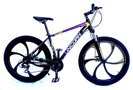 Велосипед Unicorn - Flash 26" размер рамы 18" Black-Violet 2020год, фото 2