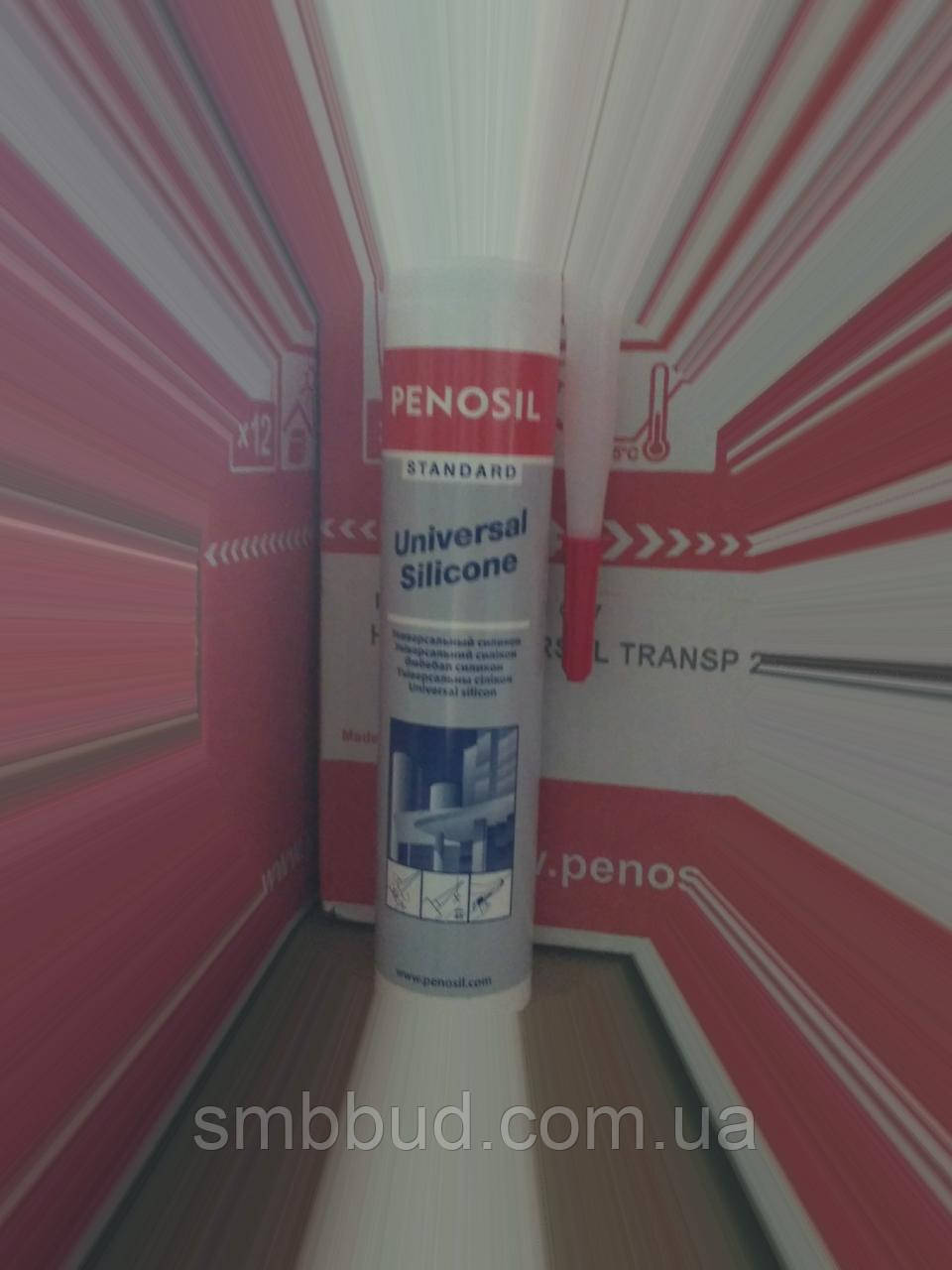 Герметик силиконовый Penosil Standart универсальный прозрачный 280 мл - фото 2 - id-p1173622070