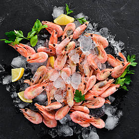 Креветки варені в панцирі 90/120