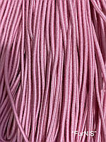 Резинка шляпная круглая 2,5мм/80метров (розово-лиловый)