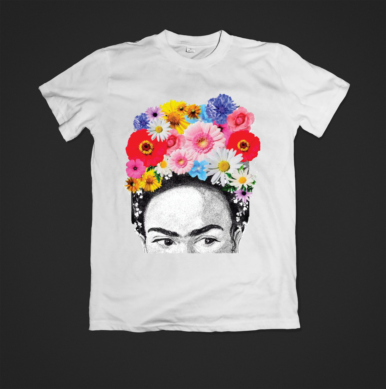 Футболка YOUstyle Frida flowers 0297 M White