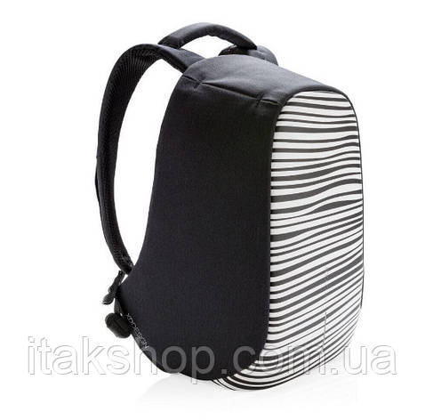 Рюкзак для ноутбука протикрадій XD Design Bobby Compact 14" (P705.651) Зебра, фото 2