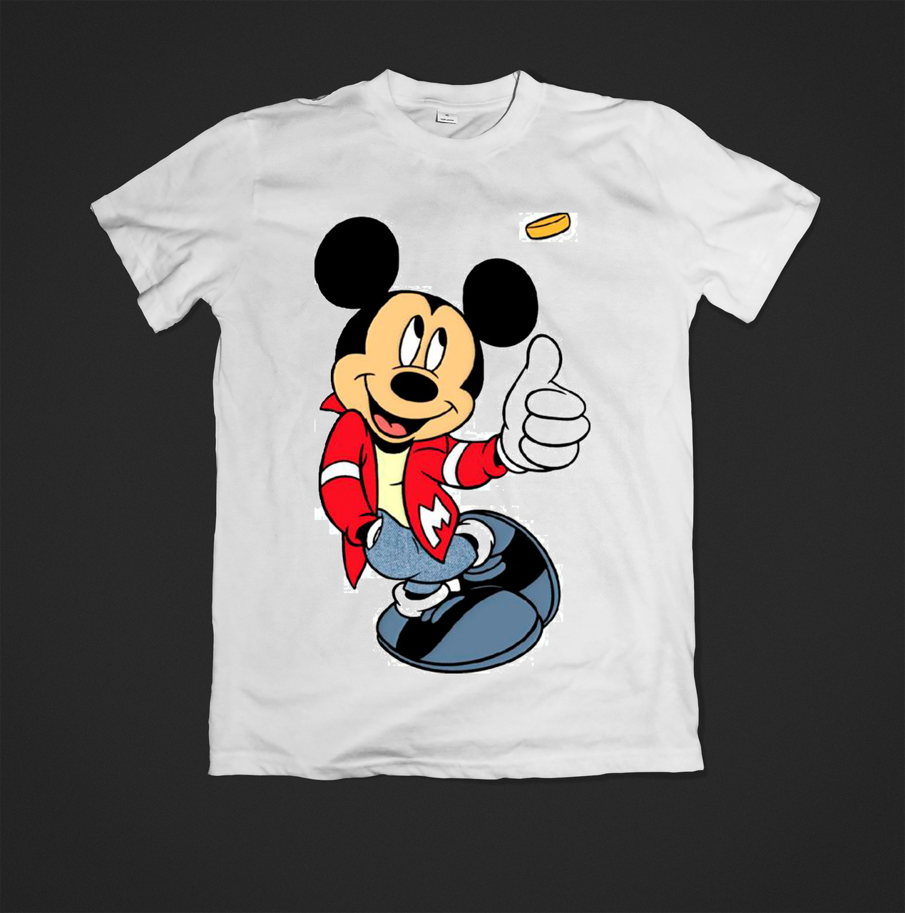Футболка YOUstyle Mickey 0303 XS White
