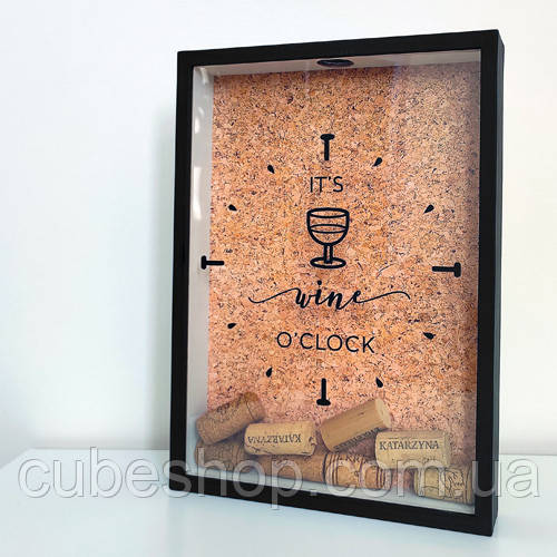 Скарбничка для винних пробок It`s wine o'clock