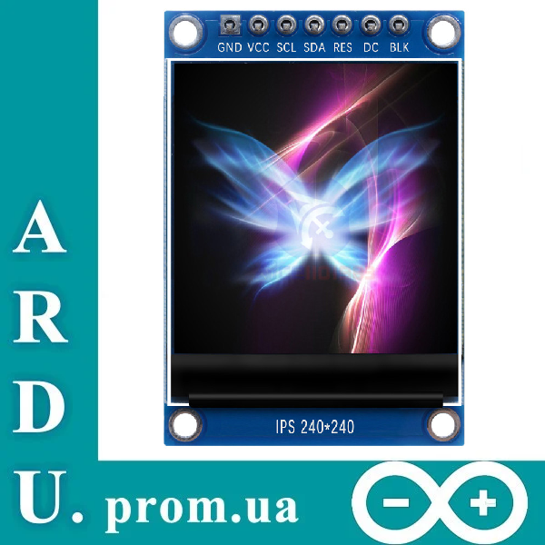 1.3" LCD IPS Arduino дисплей модуль 240х240 [#7-3]