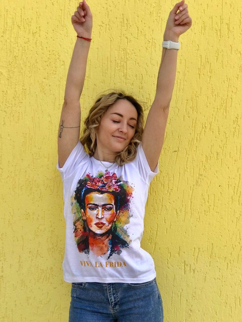 Футболка YOUstyle Viva La Frida 0033 XXL White