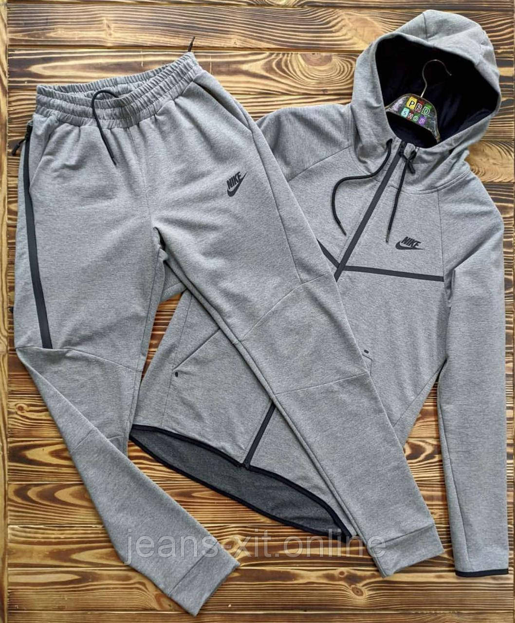 Костюм чоловічий 2XL(р) сірий 008-20 Nike Туреччина Весна-C