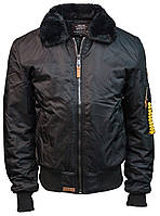 Бомбер Top Gun B-15 Men's Heavy Duty Vintage Flight Bomber Jacket (черный)