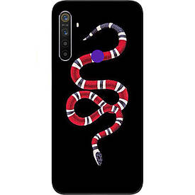 Чохол з картинкою силіконовий для Realme 5i Змія