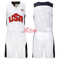 Біла баскетбольна форма Dream Team USA (майка + шорти) команда США