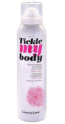 Масажна піна Love To Love TICKLE MY BODY Cotton candy (150 мл) зволожувальна, Київ