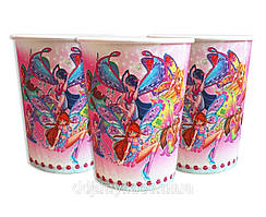Стаканчики Феї Вінкс (Поштучно 250 мл) паперові одноразові дитячі -