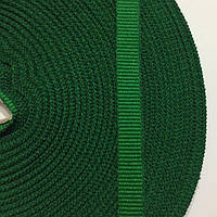 Стрічка для швів та трикотажних виробів 10мм колір зелений (боб 50м) р. 2599 Укр-з