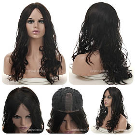 Перука термоволосся на сітці - полусистема Alicia Lace кольору темний шоколадний