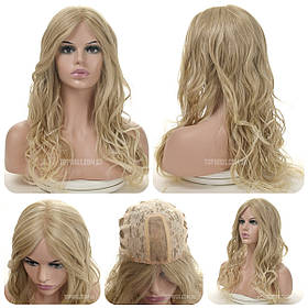 Перуки термоволосся на сітці - полусистема Alicia Lace блондин, мелірування