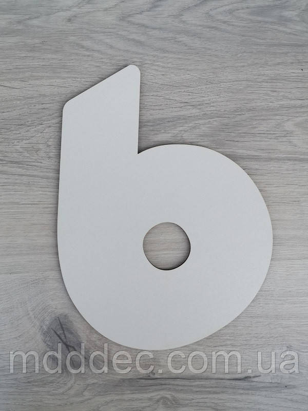 Трафарет для торта цифра шість, шаблон для торта з цифрами