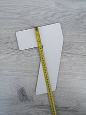 Трафарет для торта цифра сім, шаблон для торта з цифрами, фото 4