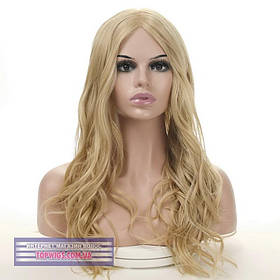 Перуки термоволосся на сітці - полусистема Alicia Lace блондин з пшеничним відтінком