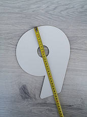 Трафарет для торта цифра дев'ять, шаблон для торта з цифрами, фото 4