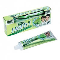 Зубна паста DABUR HERB'L Алое Віра 150 гр. у комплекті з зубний счеткой