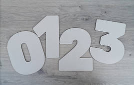 Набір трафаретів для торта цифра, шаблон для торта з цифрами.