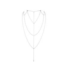 Ланцюжок для спини Bijoux Indiscrets Magnifique Back and Cleavage Chain — Silver, прикраса для тіла, Київ