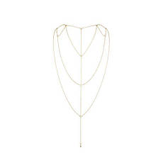 Ланцюжок для спини Bijoux Indiscrets Magnifique Back and Cleavage Chain — Gold, прикраса для тіла, Київ