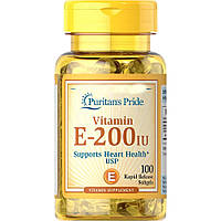 Vitamin E 200IU Puritan's Pride (100 капсул)